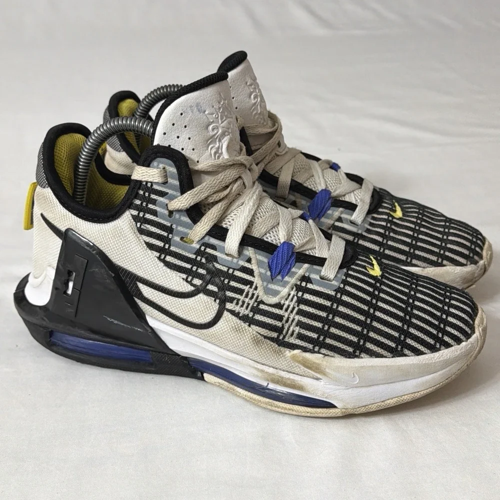 Nike LeBron Witness 6 'White Persian Violet' Men's Basketball CZ4052-100‎ Size 7